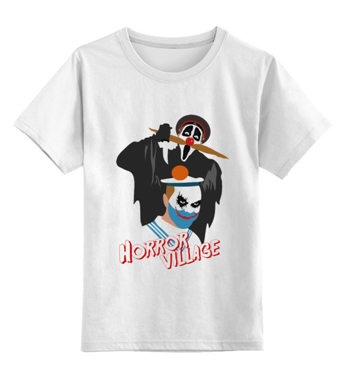 Заказать детскую футболку в Москве. Детская футболка классическая унисекс Деревня дураков от YellowCloverShop - готовые дизайны и нанесение принтов.