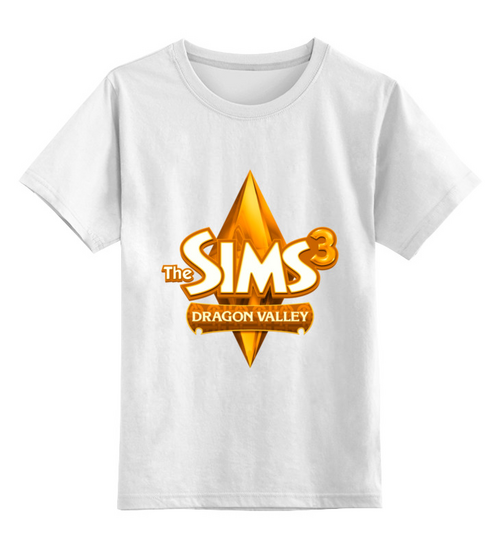 Заказать детскую футболку в Москве. Детская футболка классическая унисекс The Sims 3 от THE_NISE  - готовые дизайны и нанесение принтов.