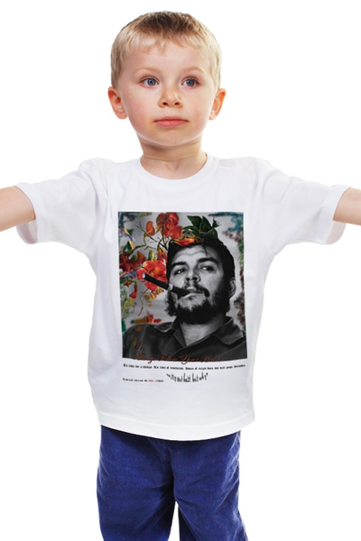 Заказать детскую футболку в Москве. Детская футболка классическая унисекс че гевара от shamanio - готовые дизайны и нанесение принтов.