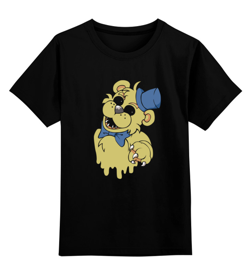 Заказать детскую футболку в Москве. Детская футболка классическая унисекс Golden Freddy от cherdantcev - готовые дизайны и нанесение принтов.