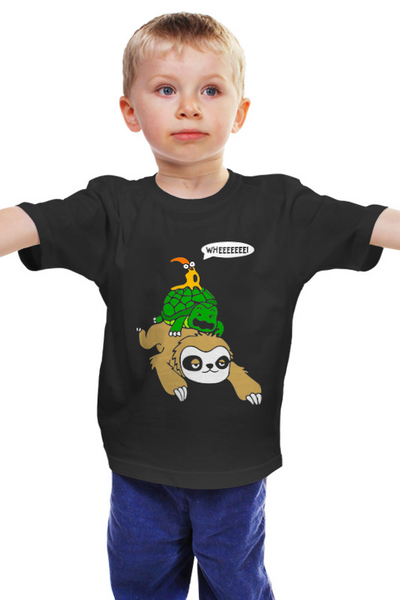 Заказать детскую футболку в Москве. Детская футболка классическая унисекс ❖Самый быстрый❖ от balden - готовые дизайны и нанесение принтов.