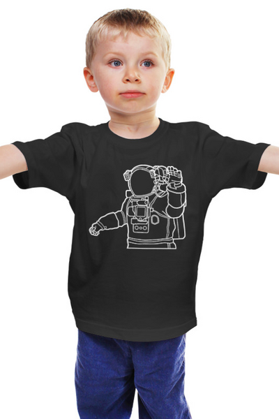 Заказать детскую футболку в Москве. Детская футболка классическая унисекс Космос - внутри тебя от onkelos  - готовые дизайны и нанесение принтов.