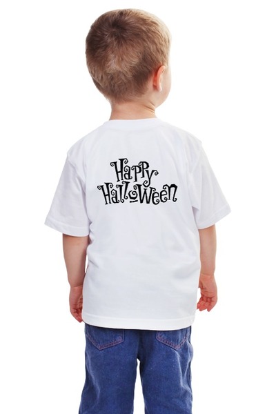 Заказать детскую футболку в Москве. Детская футболка классическая унисекс Halloween от queen  - готовые дизайны и нанесение принтов.