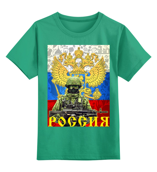 Заказать детскую футболку в Москве. Детская футболка классическая унисекс Ратник от balden - готовые дизайны и нанесение принтов.