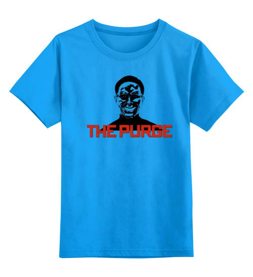 Заказать детскую футболку в Москве. Детская футболка классическая унисекс the purge от торгаш - готовые дизайны и нанесение принтов.
