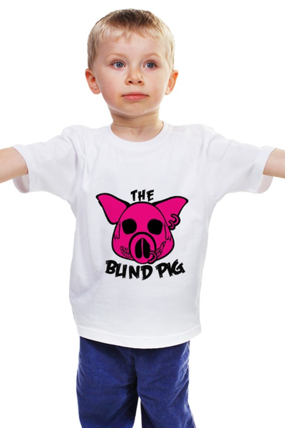 Заказать детскую футболку в Москве. Детская футболка классическая унисекс The Blind Pig #2 от Leichenwagen - готовые дизайны и нанесение принтов.