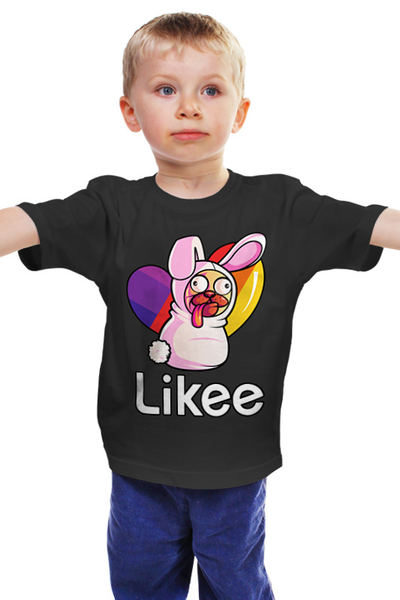 Заказать детскую футболку в Москве. Детская футболка классическая унисекс Likee от weeert - готовые дизайны и нанесение принтов.