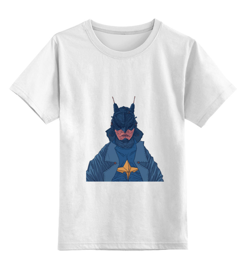 Заказать детскую футболку в Москве. Детская футболка классическая унисекс Герой от YellowCloverShop - готовые дизайны и нанесение принтов.