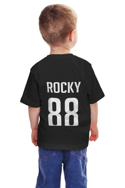 Заказать детскую футболку в Москве. Детская футболка классическая унисекс HOOD BY AIR 88 ROCKY от vavleg - готовые дизайны и нанесение принтов.