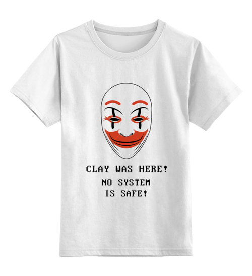 Заказать детскую футболку в Москве. Детская футболка классическая унисекс Хакеры CLAY от YellowCloverShop - готовые дизайны и нанесение принтов.