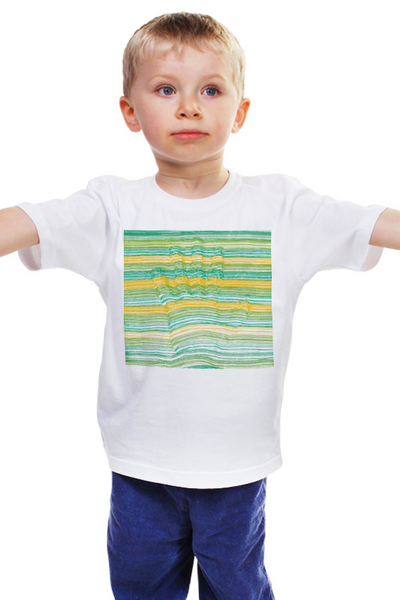 Заказать детскую футболку в Москве. Детская футболка классическая унисекс Цветная иллюзорная рука от Анастасия Лаш - готовые дизайны и нанесение принтов.