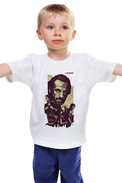 Заказать детскую футболку в Москве. Детская футболка классическая унисекс The Walking Dead от cherdantcev - готовые дизайны и нанесение принтов.