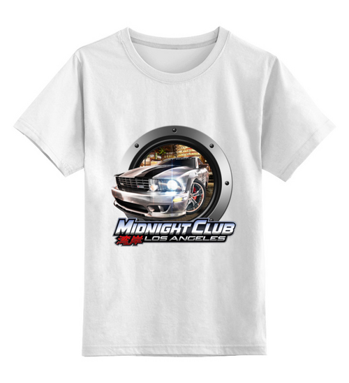 Заказать детскую футболку в Москве. Детская футболка классическая унисекс Midnight Club от THE_NISE  - готовые дизайны и нанесение принтов.