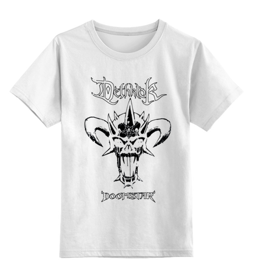 Заказать детскую футболку в Москве. Детская футболка классическая унисекс Dethklok Band от Leichenwagen - готовые дизайны и нанесение принтов.