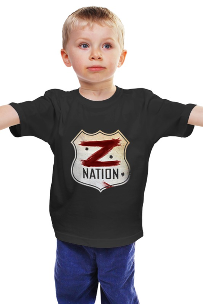 Заказать детскую футболку в Москве. Детская футболка классическая унисекс Z Nation от kenny - готовые дизайны и нанесение принтов.