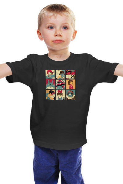 Заказать детскую футболку в Москве. Детская футболка классическая унисекс Тоторо Поп-арт от totorian - готовые дизайны и нанесение принтов.
