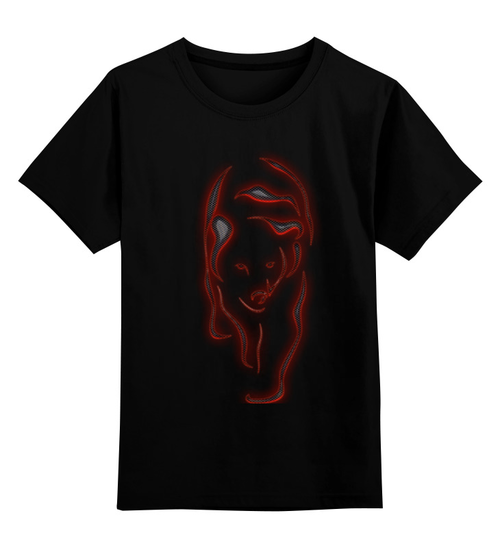 Заказать детскую футболку в Москве. Детская футболка классическая унисекс Красный медведь от Наталья Чернова - готовые дизайны и нанесение принтов.