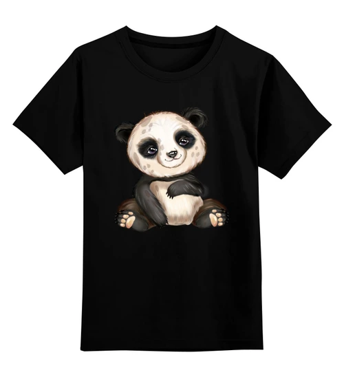Заказать детскую футболку в Москве. Детская футболка классическая унисекс my panda от frilans-1978@mail.ru - готовые дизайны и нанесение принтов.