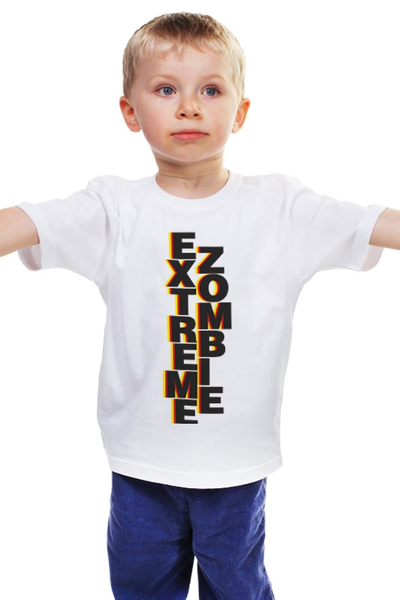 Заказать детскую футболку в Москве. Детская футболка классическая унисекс Зомби от Djimas Leonki - готовые дизайны и нанесение принтов.