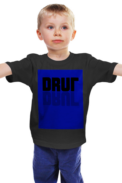 Заказать детскую футболку в Москве. Детская футболка классическая унисекс DRUГ SQUAD  от dburtsaev@mail.ru - готовые дизайны и нанесение принтов.