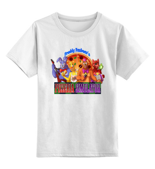 Заказать детскую футболку в Москве. Детская футболка классическая унисекс ✪Five Nights at Freddy's✪ от balden - готовые дизайны и нанесение принтов.