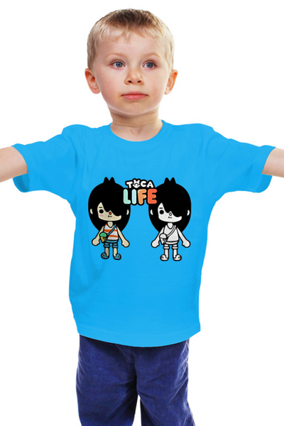 Заказать детскую футболку в Москве. Детская футболка классическая унисекс Toca Kitchen от cherdantcev - готовые дизайны и нанесение принтов.
