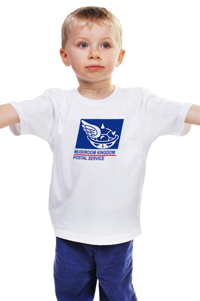 Заказать детскую футболку в Москве. Детская футболка классическая унисекс Панцерь Черепахи (Марио) от fanart - готовые дизайны и нанесение принтов.