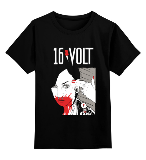 Заказать детскую футболку в Москве. Детская футболка классическая унисекс 16Volt от OEX design - готовые дизайны и нанесение принтов.