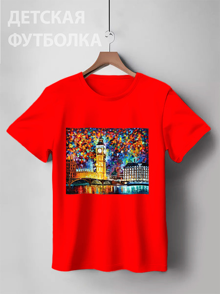 Заказать детскую футболку в Москве. Детская футболка классическая унисекс Лондон от Fil6 - готовые дизайны и нанесение принтов.