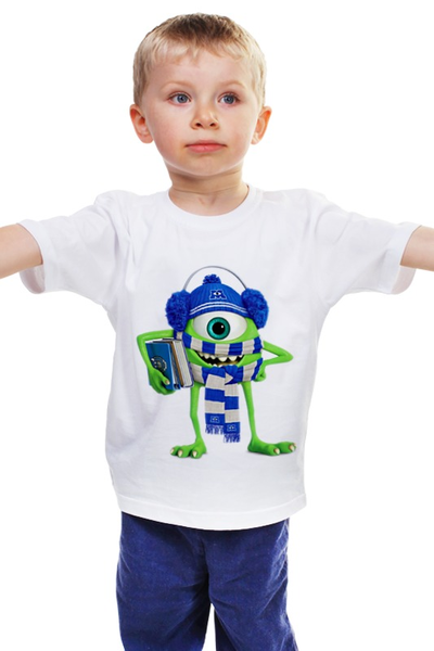 Заказать детскую футболку в Москве. Детская футболка классическая унисекс Университет Монстров от Savara - готовые дизайны и нанесение принтов.