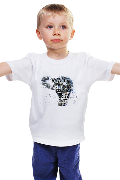 Заказать детскую футболку в Москве. Детская футболка классическая унисекс Тигр.    от ПРИНТЫ ПЕЧАТЬ  - готовые дизайны и нанесение принтов.
