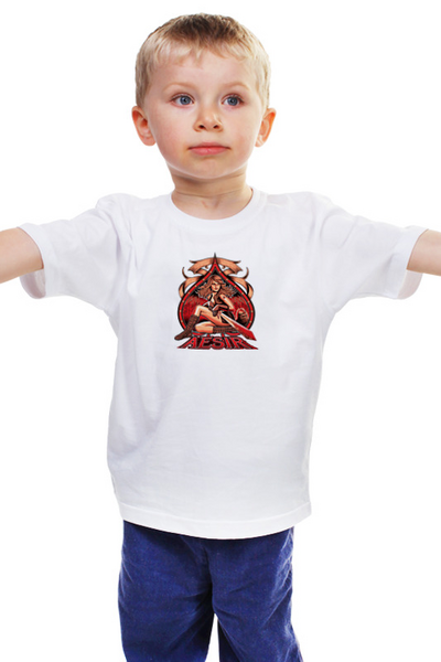 Заказать детскую футболку в Москве. Детская футболка классическая унисекс Aesir  от ПРИНТЫ ПЕЧАТЬ  - готовые дизайны и нанесение принтов.