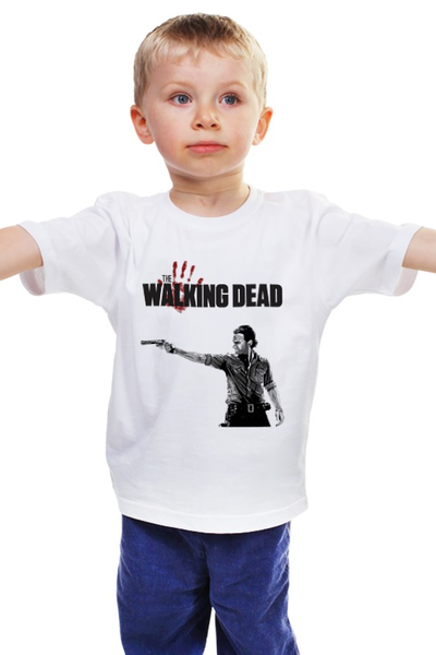 Заказать детскую футболку в Москве. Детская футболка классическая унисекс The Walking Dead от Pomidor - готовые дизайны и нанесение принтов.