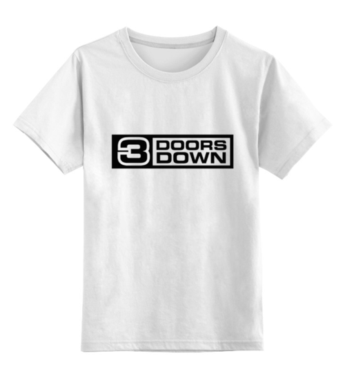 Заказать детскую футболку в Москве. Детская футболка классическая унисекс 3 Doors Down от Fedor - готовые дизайны и нанесение принтов.