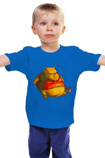 Заказать детскую футболку в Москве. Детская футболка классическая унисекс Медвежонок  от ПРИНТЫ ПЕЧАТЬ  - готовые дизайны и нанесение принтов.