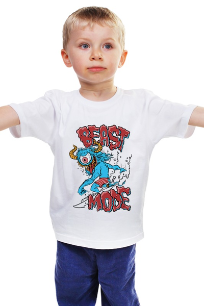 Заказать детскую футболку в Москве. Детская футболка классическая унисекс Монстр от Andrew Zaycev - готовые дизайны и нанесение принтов.
