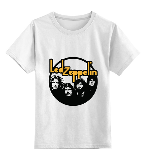Заказать детскую футболку в Москве. Детская футболка классическая унисекс Led Zeppelin от Easy-store - готовые дизайны и нанесение принтов.