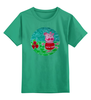 Заказать детскую футболку в Москве. Детская футболка классическая унисекс Свинка от mrs-snit@yandex.ru - готовые дизайны и нанесение принтов.