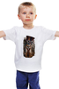 Заказать детскую футболку в Москве. Детская футболка классическая унисекс Кот граф от T-shirt print  - готовые дизайны и нанесение принтов.
