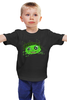 Заказать детскую футболку в Москве. Детская футболка классическая унисекс LOFCREW - green head от Гоша Гошкин - готовые дизайны и нанесение принтов.