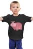 Заказать детскую футболку в Москве. Детская футболка классическая унисекс Бегемот от icase - готовые дизайны и нанесение принтов.