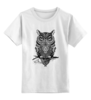 Заказать детскую футболку в Москве. Детская футболка классическая унисекс Оld owl от dykalison14 - готовые дизайны и нанесение принтов.