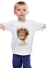 Заказать детскую футболку в Москве. Детская футболка классическая унисекс Обезьянка от gent777 - готовые дизайны и нанесение принтов.