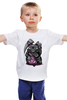 Заказать детскую футболку в Москве. Детская футболка классическая унисекс Rat Skull от Leichenwagen - готовые дизайны и нанесение принтов.