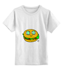 Заказать детскую футболку в Москве. Детская футболка классическая унисекс Гамбургер от Heh Brukva-Turnip - готовые дизайны и нанесение принтов.