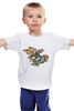 Заказать детскую футболку в Москве. Детская футболка классическая унисекс Катание на Скейте от Виктор Гришин - готовые дизайны и нанесение принтов.
