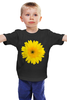 Заказать детскую футболку в Москве. Детская футболка классическая унисекс Желтый цветок от Илья Щеблецов - готовые дизайны и нанесение принтов.