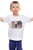 Заказать детскую футболку в Москве. Детская футболка классическая унисекс Бульдог от 50dd - готовые дизайны и нанесение принтов.