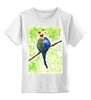 Заказать детскую футболку в Москве. Детская футболка классическая унисекс Влюбленные попугайчики от Olia Shipilova - готовые дизайны и нанесение принтов.