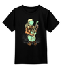 Заказать детскую футболку в Москве. Детская футболка классическая унисекс Космонавт с гитарой от printik - готовые дизайны и нанесение принтов.